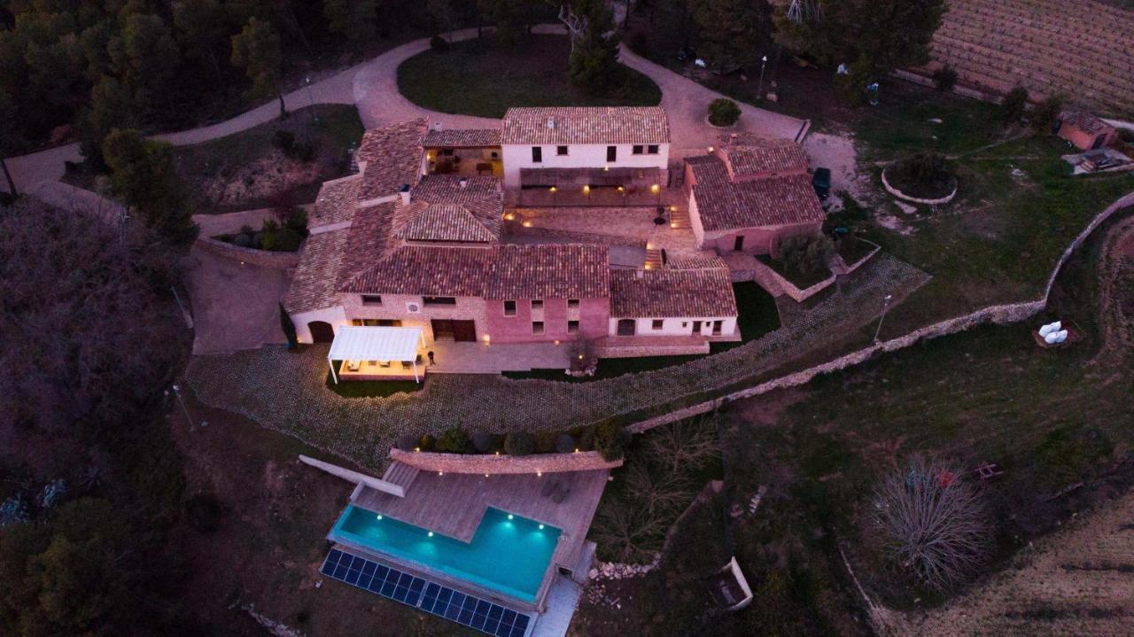 Casa Rural Masia Les Apieres El Pla de Manlleu エクステリア 写真