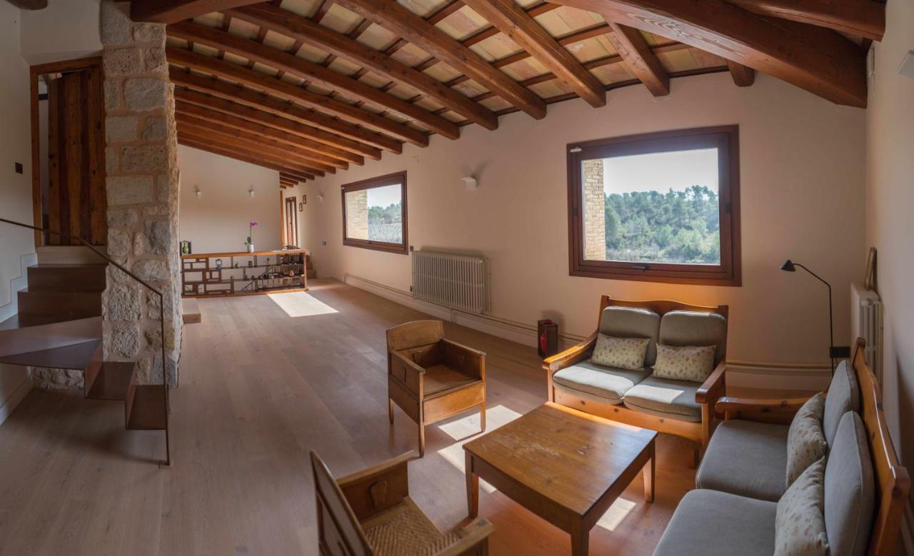 Casa Rural Masia Les Apieres El Pla de Manlleu エクステリア 写真