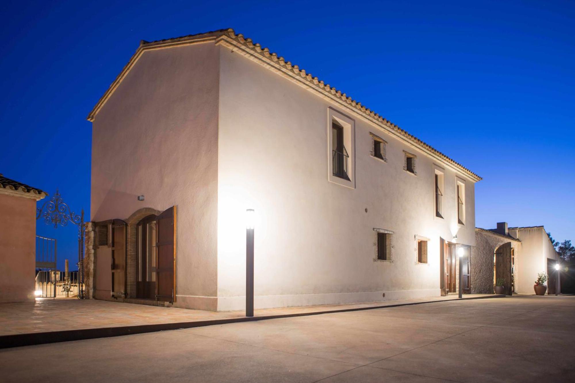 Casa Rural Masia Les Apieres El Pla de Manlleu エクステリア 写真
