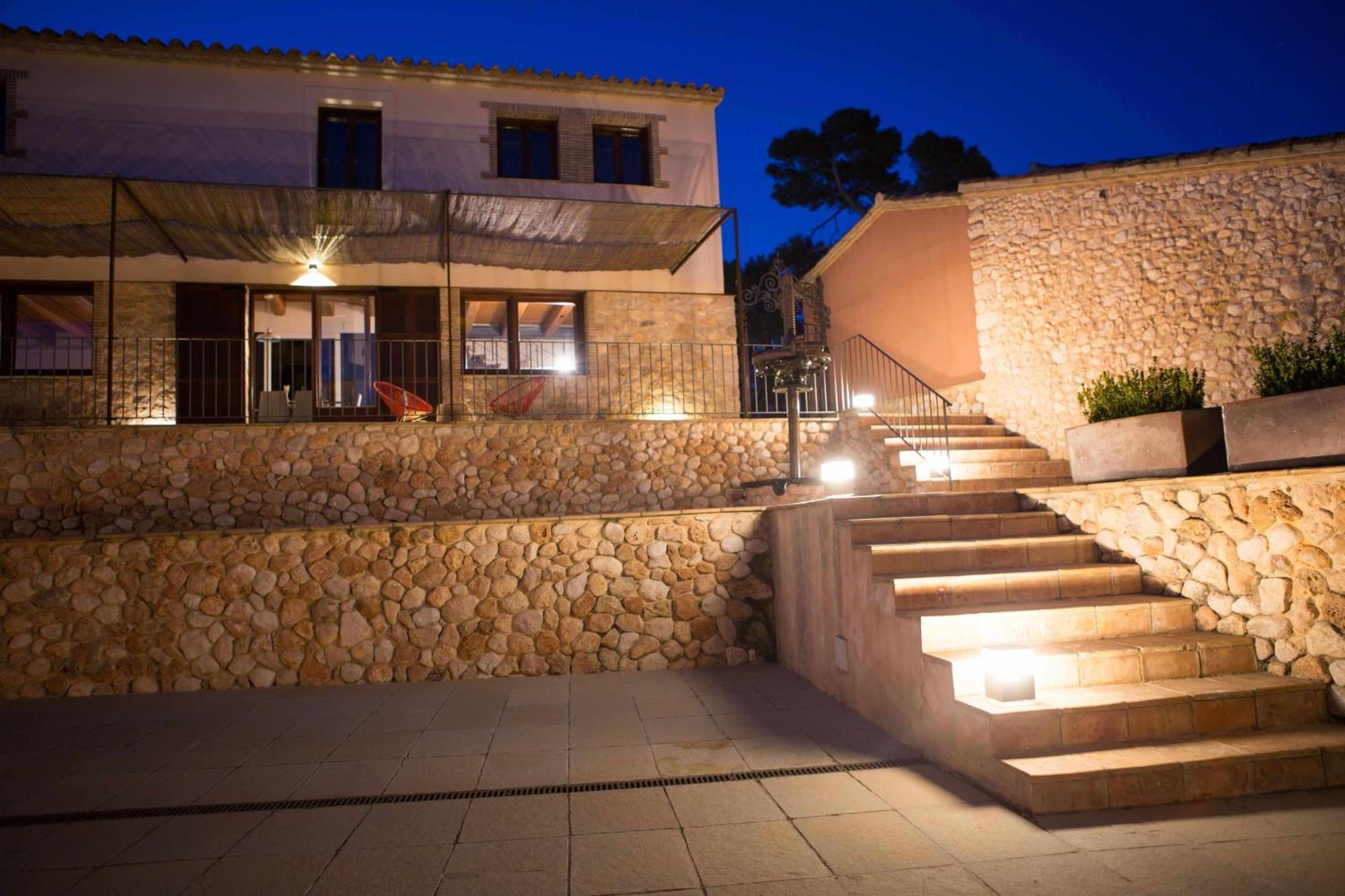 Casa Rural Masia Les Apieres El Pla de Manlleu エクステリア 写真