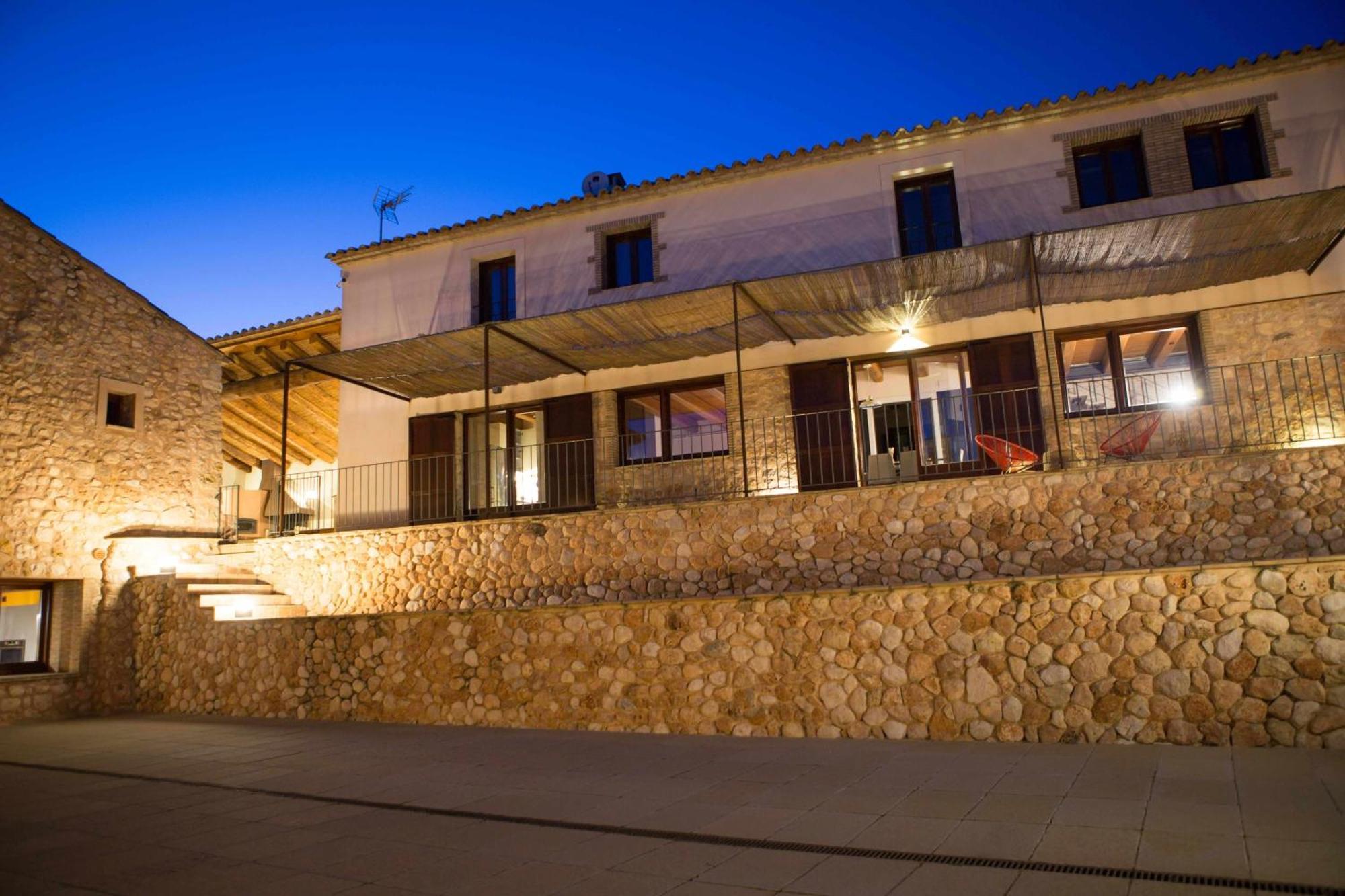 Casa Rural Masia Les Apieres El Pla de Manlleu エクステリア 写真